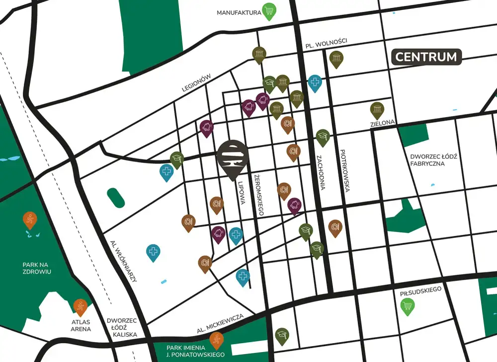 Mapa Lipowa